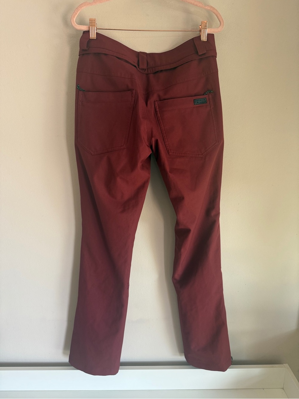 Volcom Womens Stretch Skinny Fit Snow Pants Burgundy 15K Waterproof Medium - Picture 3 of 3